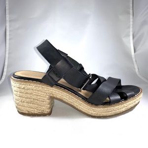 Platform Espadrille Heeled Sandals